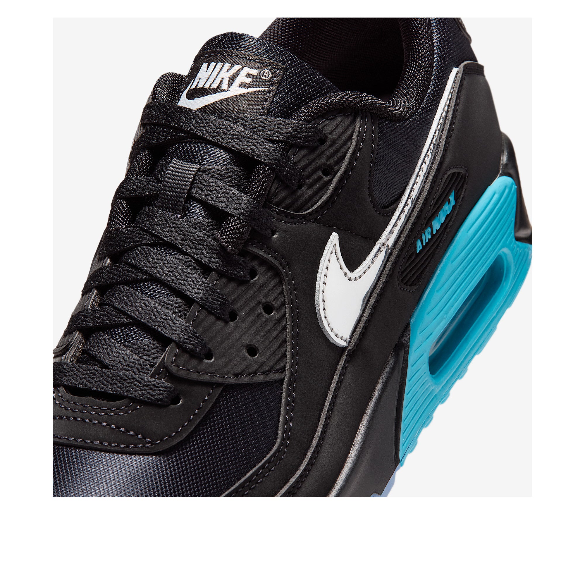 Nike Air Max 90 Premium Men Black Gamma Blue Ice Chrome — Nike official detail
