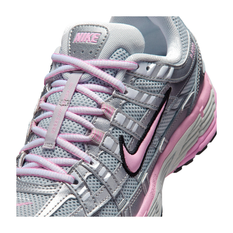 Nike P-6000 Pure Platinum/Metallic Silver/Black/Pink Women's Sneakers BV1021-020