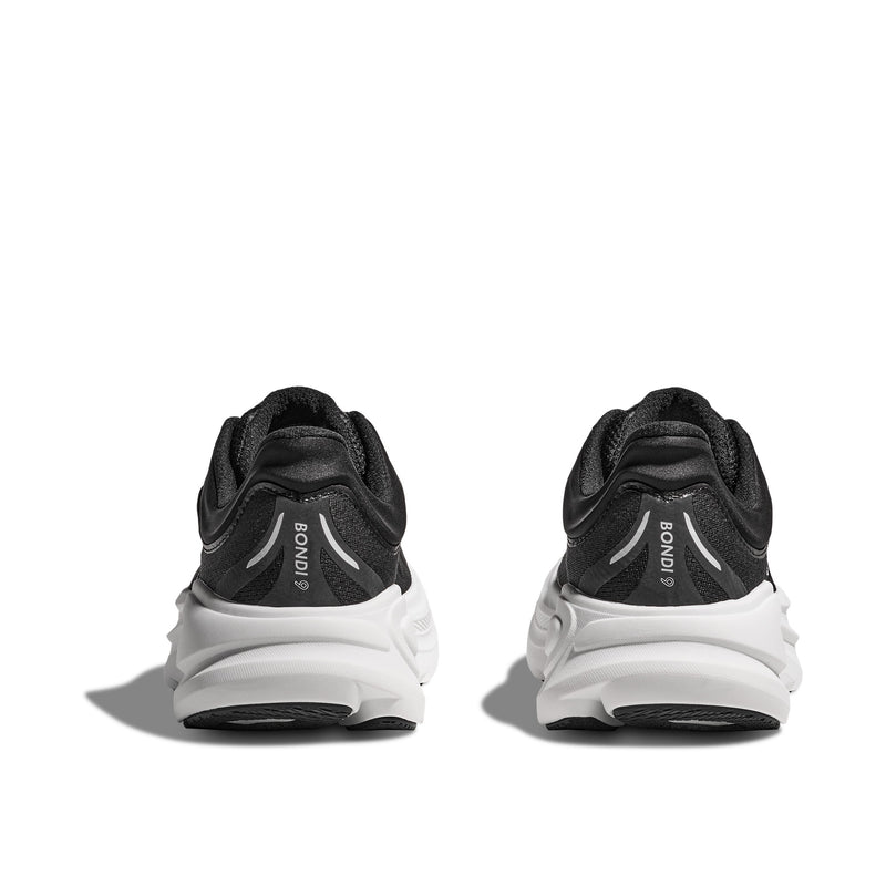 Hoka Bondi 9 Black White Wide Men's Running Shoes 1162013-BWHT