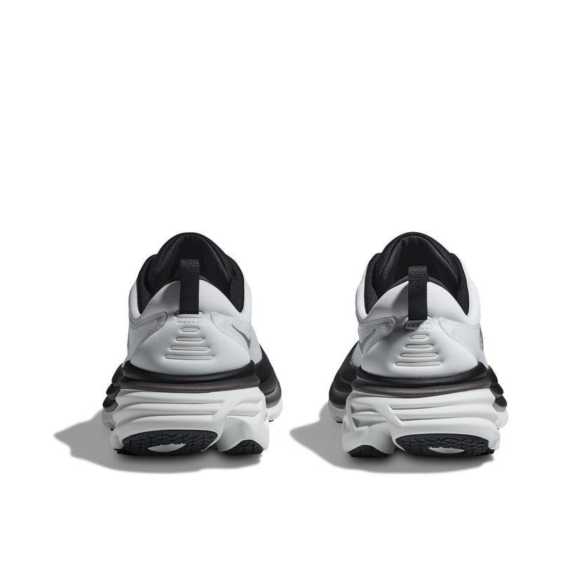 Hoka Bondi 8 White Black Men's Running Shoes 1123202-WBLC