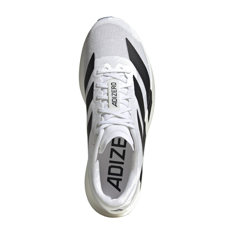 adidas Adizero Evo SL White Black Men's Running Shoes JH6206
