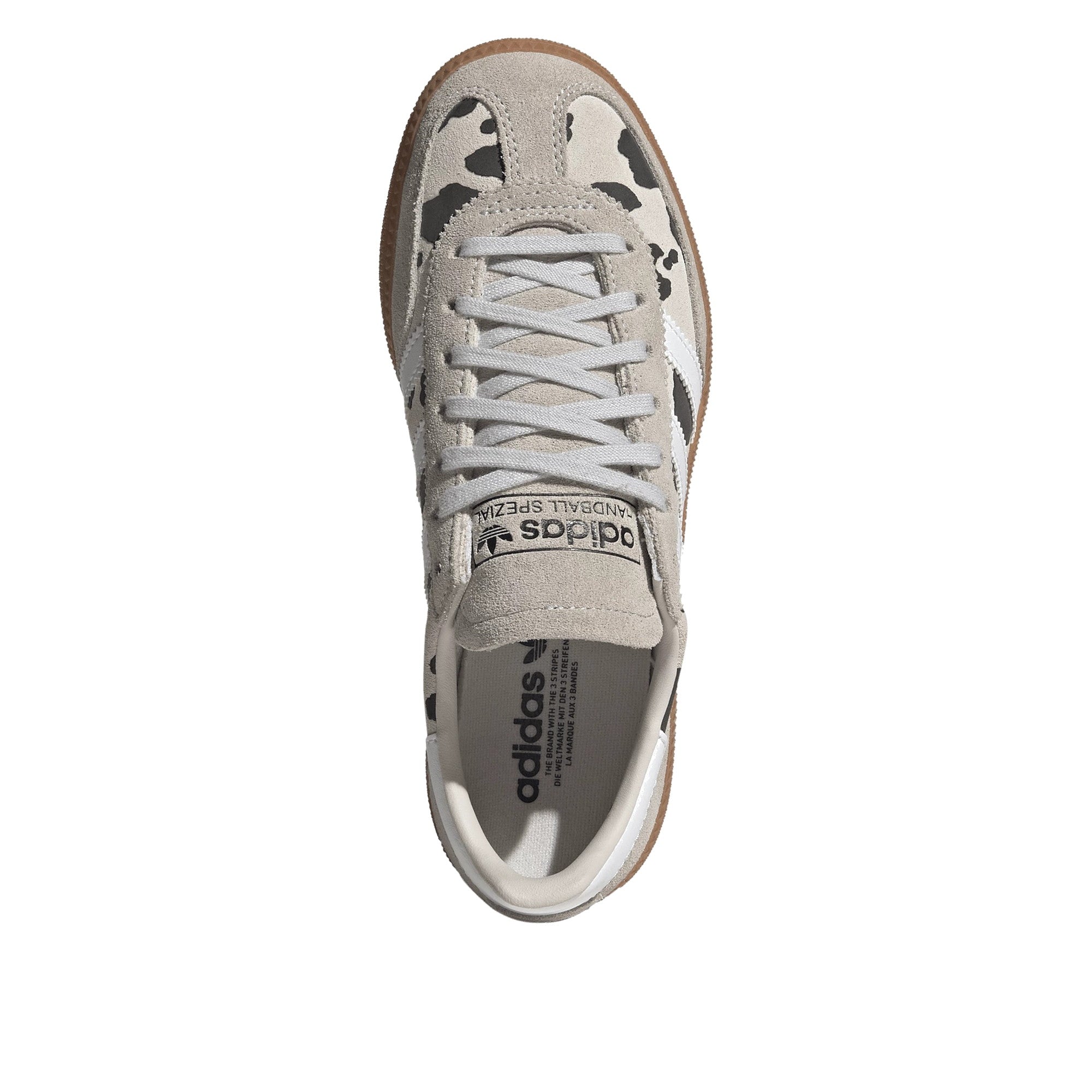 Adidas Handball Spezial GS Grey One Cloud White — Adidas official heel