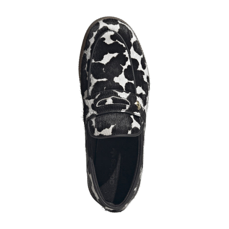 adidas Handball Spezial Loafer Cow Print Black/Gold Women's Loafers KK0921