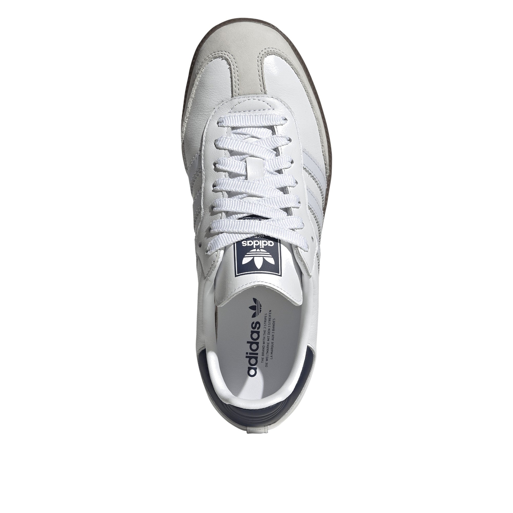 Adidas Samba OG Women Cloud White Frozen Purple — Adidas official heel