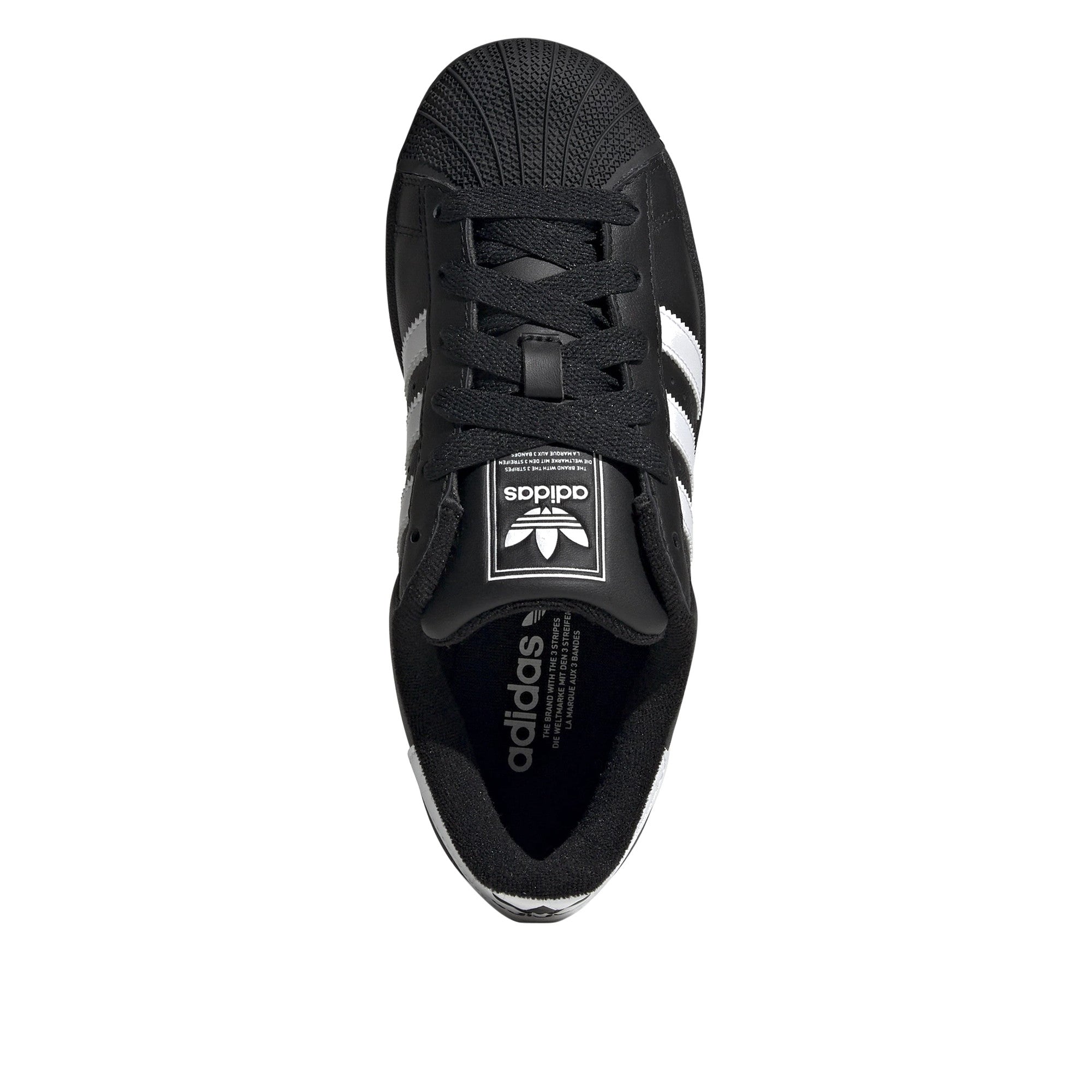 Adidas Superstar II GS Core Black Cloud White — Adidas official heel