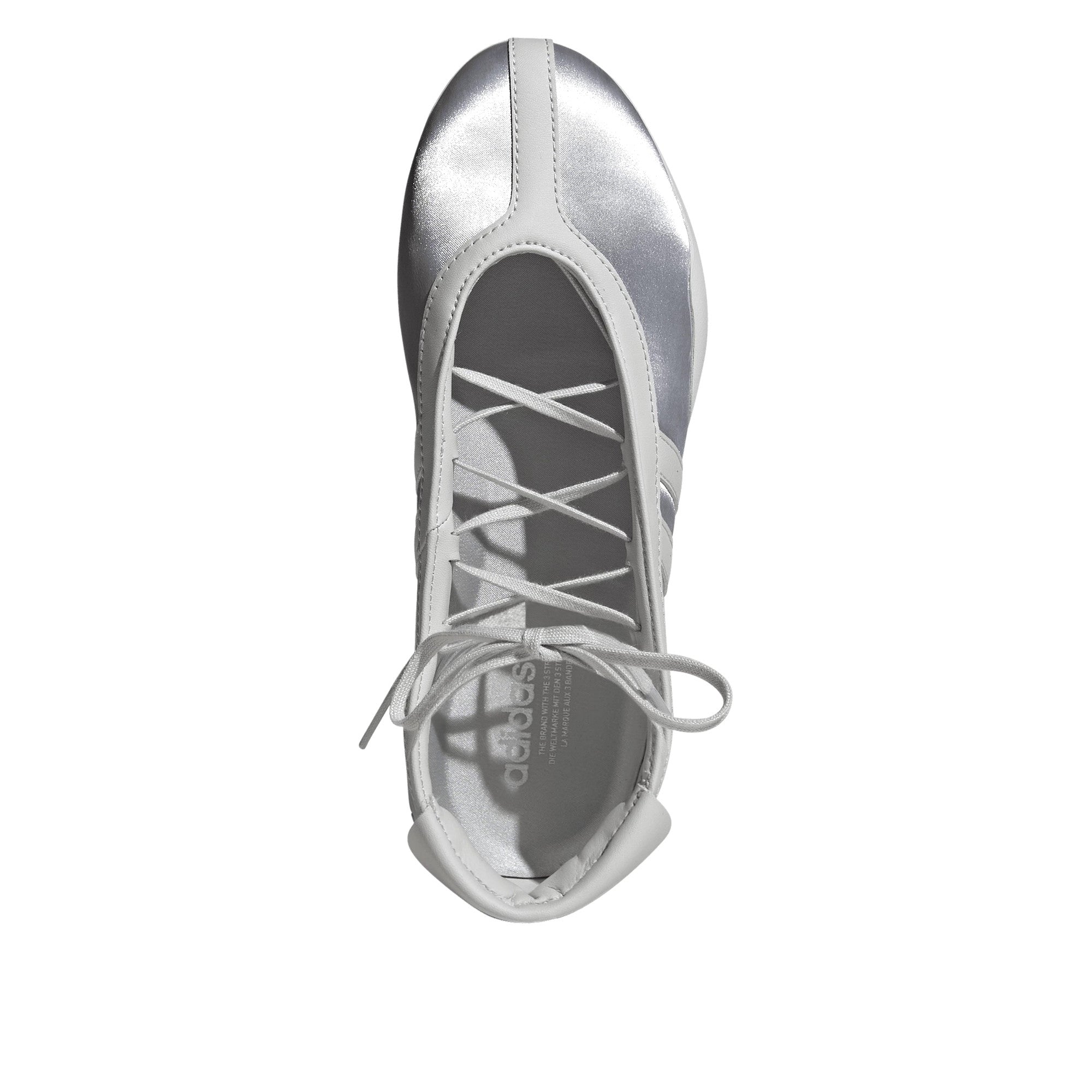 Adidas Taekwondo Mei Ballet Women Silver Metallic Grey One — Adidas official heel