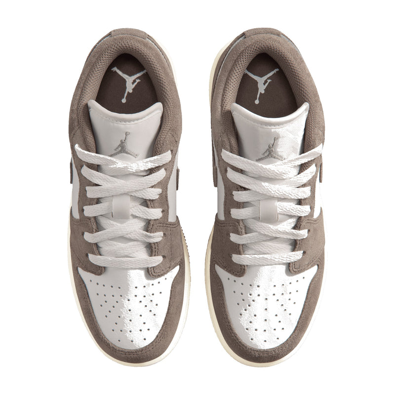Jordan 1 Low Olive Grey Enigma Stone Big Kids' GS Sneakers 553560-026