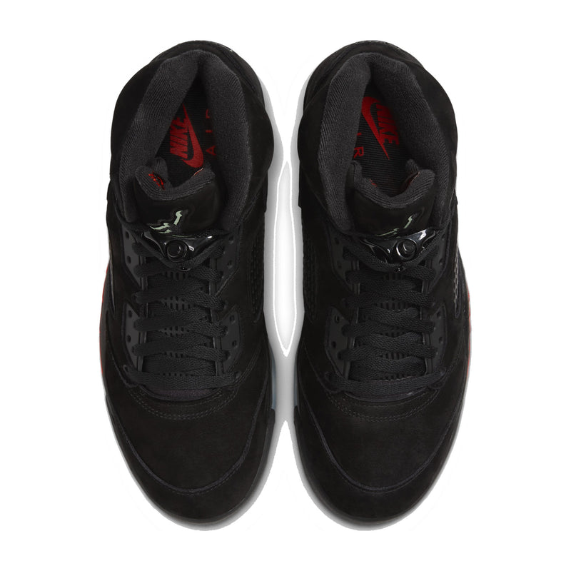 Jordan 5 Retro OG Black/Picante Red/Green Men's Sneakers HQ7978-001
