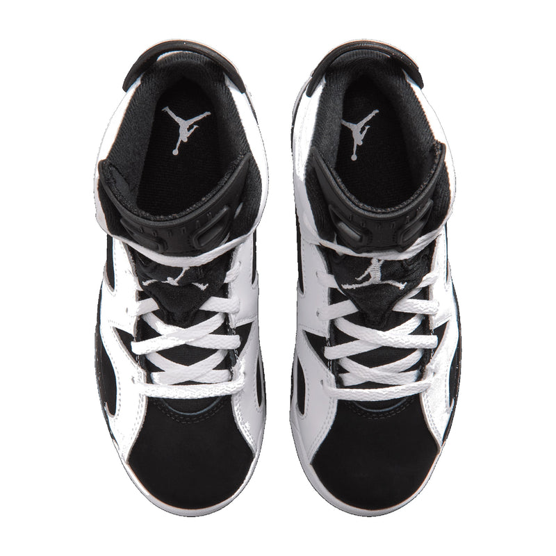 Jordan 6 Retro White/Black Little Kids' PS Sneakers DV3605-108