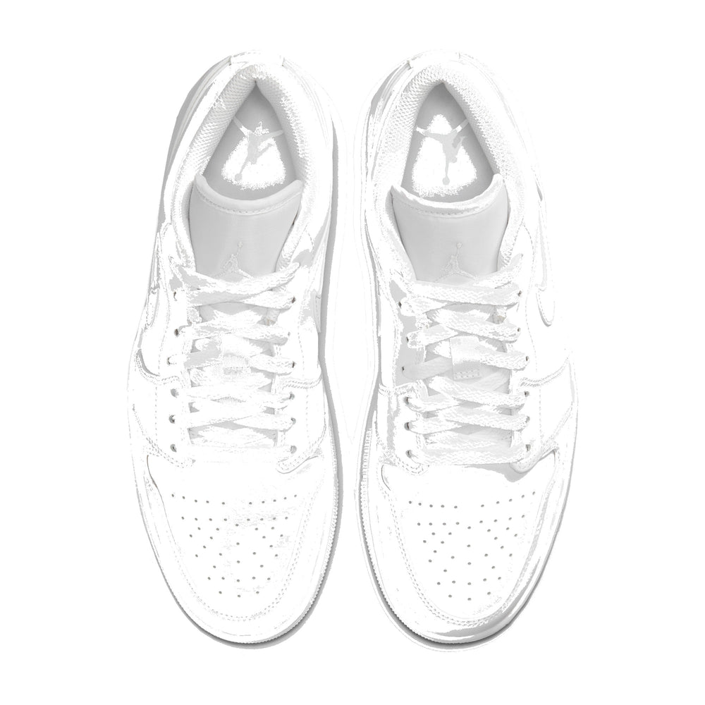 Jordan Air Jordan 1 Low Triple White Men's Sneakers 553558-136