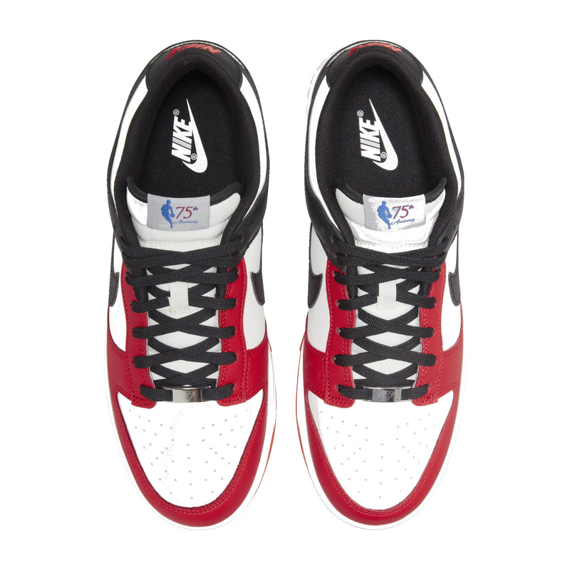 Nike Dunk Low EMB NBA 75th Anniversary Chicago Men's Sneakers DD3363-100