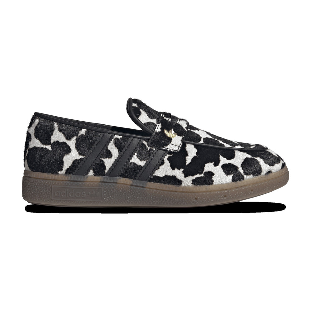 adidas Handball Spezial Loafer Cow Print Black/Gold Women's Loafers KK0921