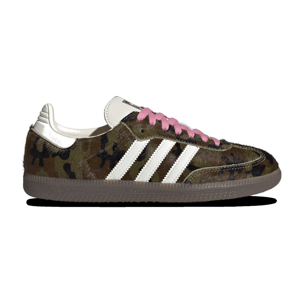 adidas Samba OG Camo/Off White/Bliss Pink Women's Sneakers KJ7501