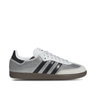 Adidas Samba OG Women Crystal White Silver Metallic — Adidas official lateral (toe-right)