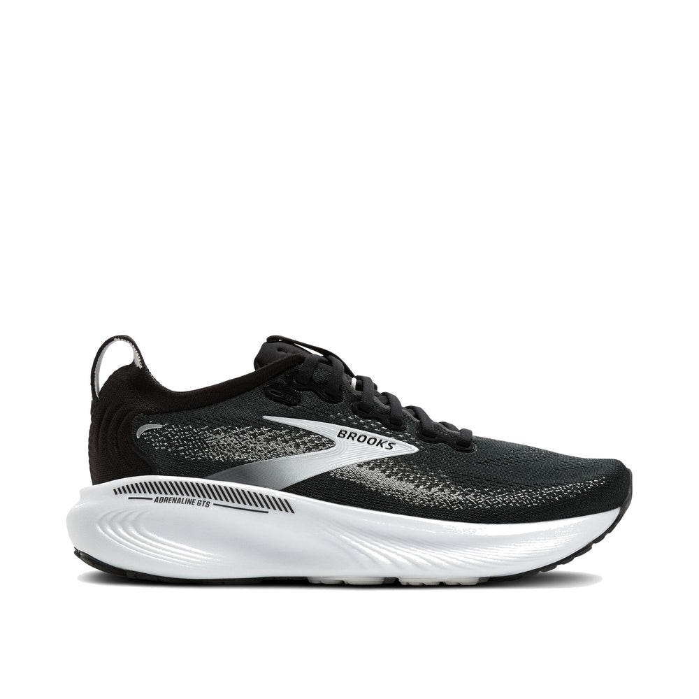 Brooks Adrenaline GTS 25 Black Grey White Wide Women's 120443-1D-090