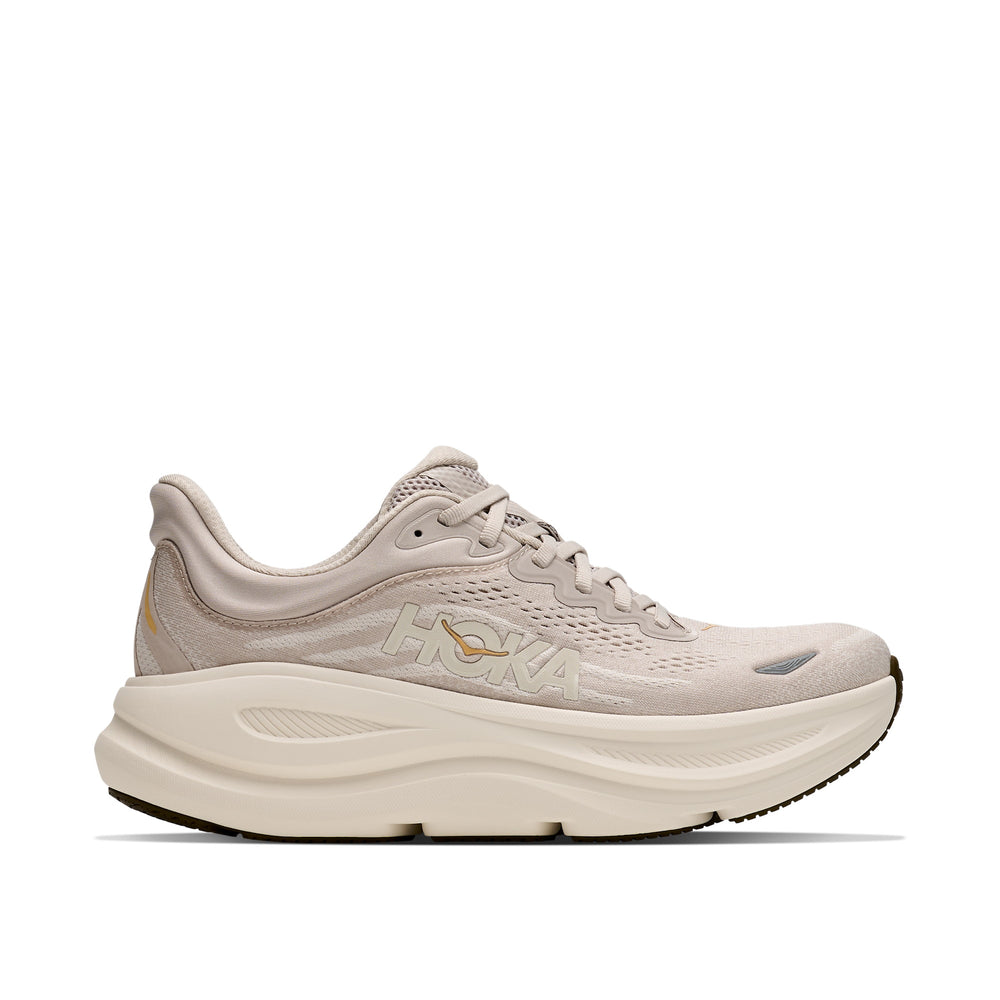 Hoka Bondi 9 River Rock Grey Alabaster Women's Running Shoes 1162012-RRCK