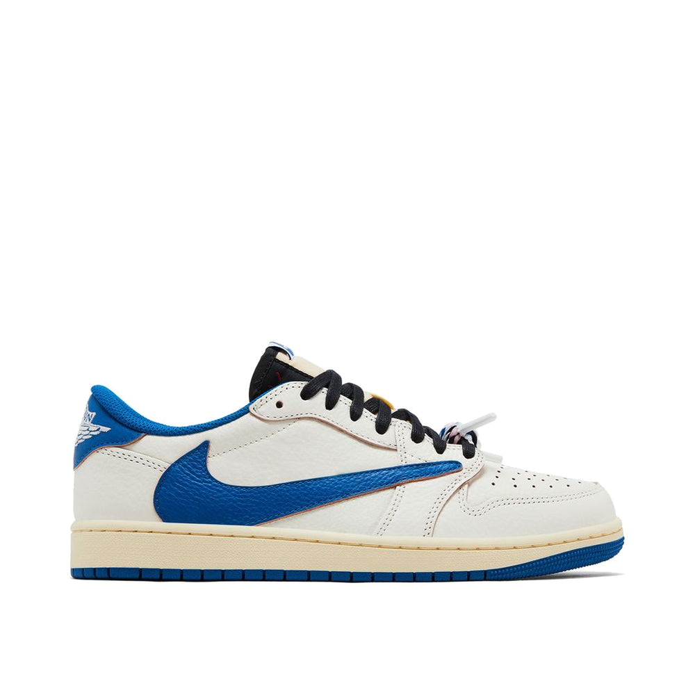 Jordan 1 Retro Low Travis Scott Fragment Sail Military Blue Men's DM7866-104