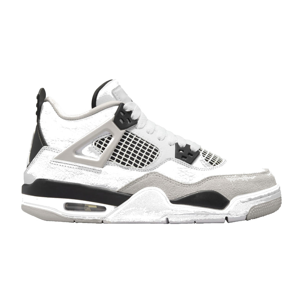 Jordan 4 Military Black Big Kids' GS Sneakers 408452-111