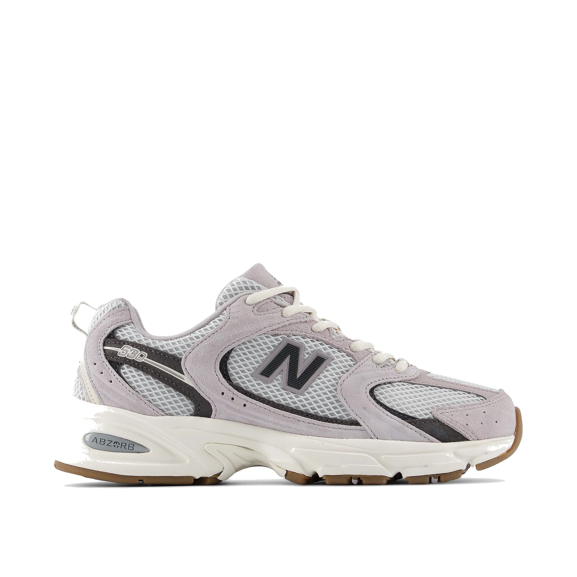 New Balance 530 v1 Men Grey Matter Black Cement — Scene7-02 official lateral (toe-right)