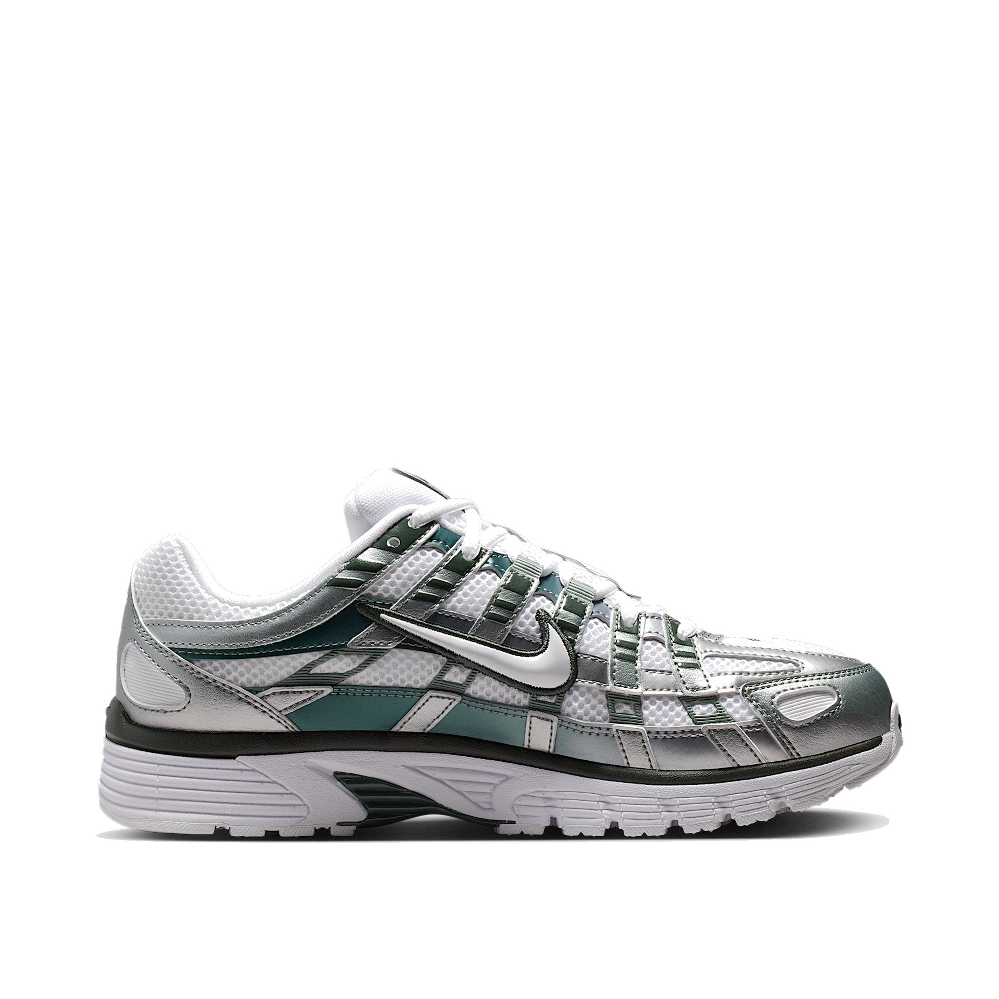 Nike P-6000 Women White Mica Green — Nike C official lateral (toe-right)