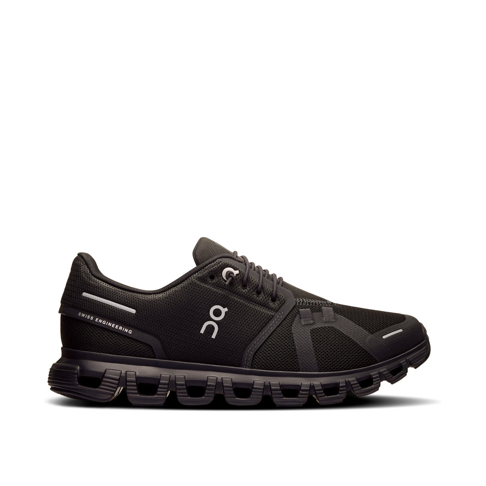 On Cloud 6 All Black Women's Running Shoes 3WF10061043