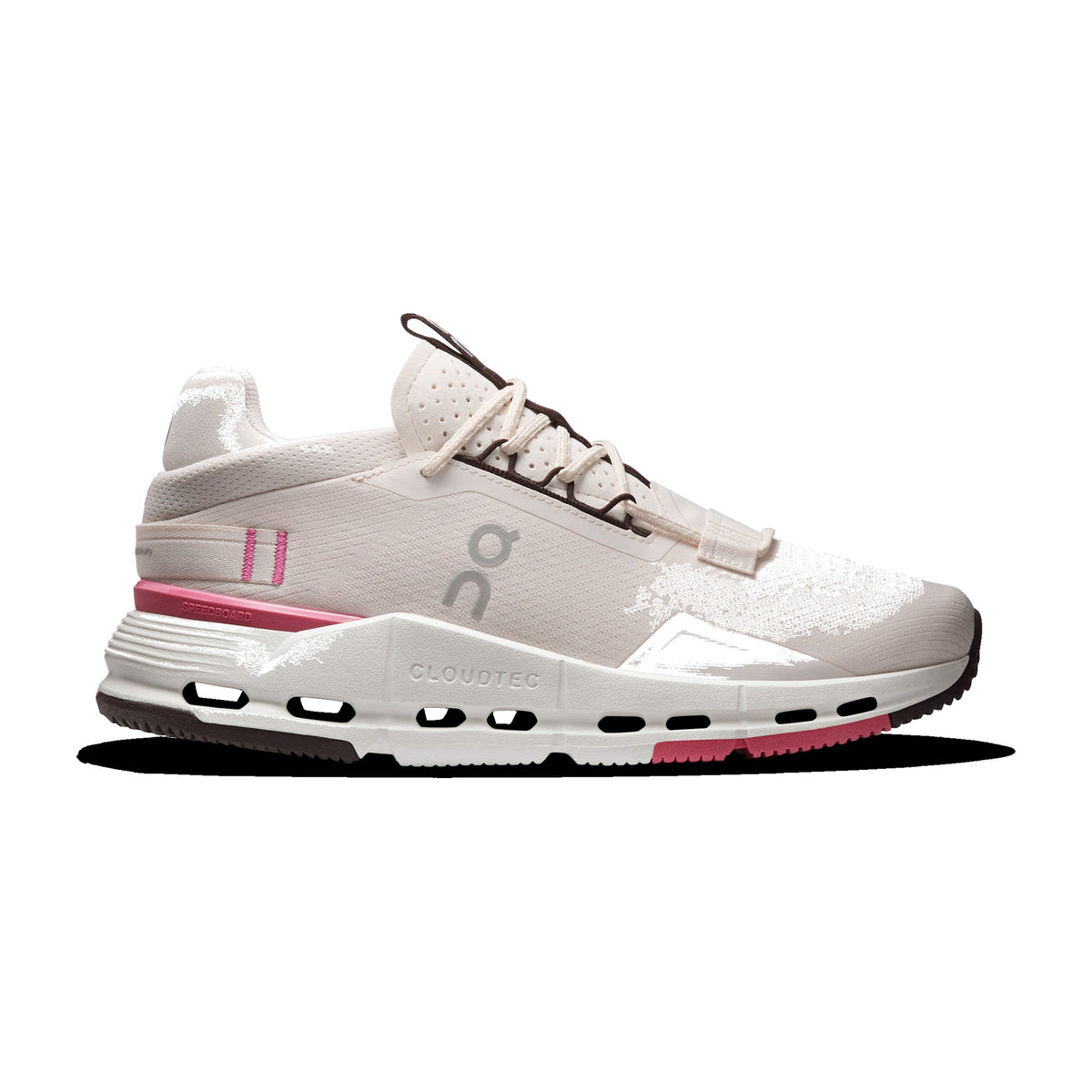 On Cloudnova 2 Oyster/Ivory Women's Sneakers 3WE30225116