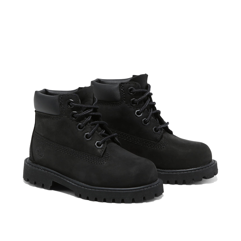 Timberland Premium 6 Inch Waterproof Boot Black Toddler TD Boots TB112807-001