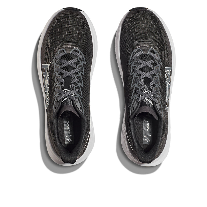 Hoka Mach 6 Black White Women's Running Shoes 1147810-BWHT