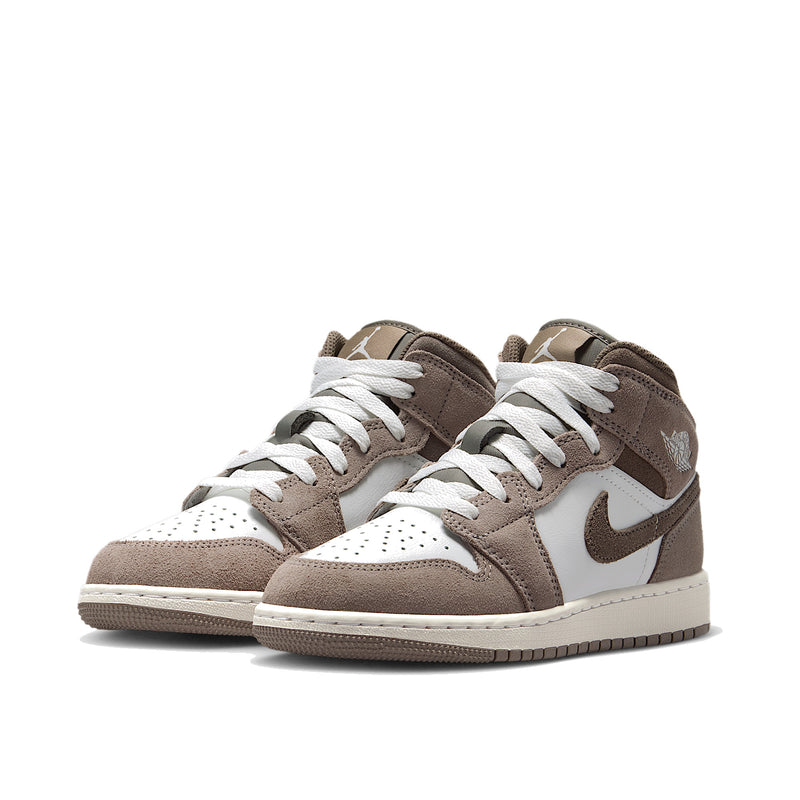 Jordan 1 Mid Enigma Stone Big Kids' GS Sneakers DQ8423-003