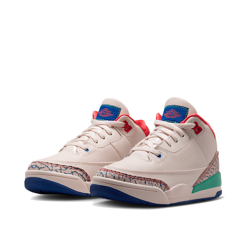 Jordan 3 Retro Play Your Way Little Kids' PS Sneakers IO2074-100