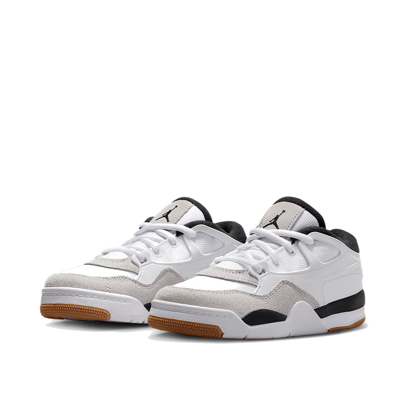 Jordan 4 RM White Black Neutral Grey Little Kids' PS Sneakers FQ7936-110