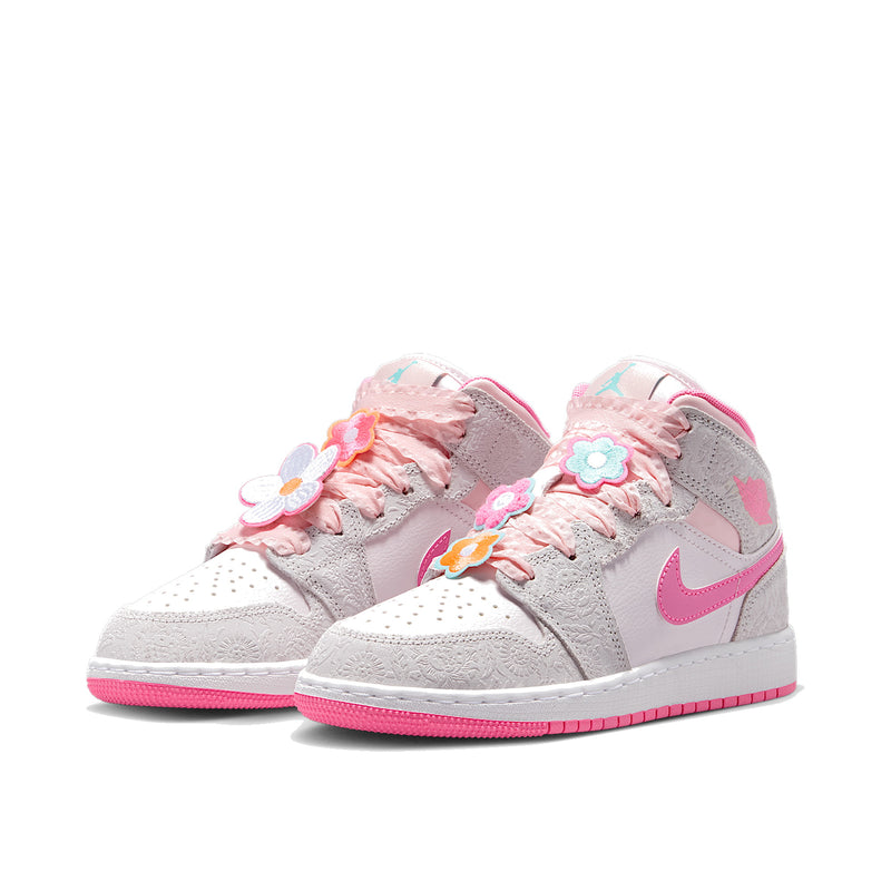 Jordan 1 Mid ALT SE Spring Flowers Big Kids' GS Sneakers II0592-001