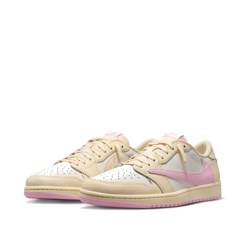 Jordan 1 Retro Low OG SP Travis Scott Shy Pink Men's Sneakers IQ7604-100