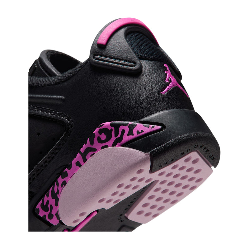 Jordan 6 Retro Low Black/White/Fierce Pink Little Kids' PS Sneakers IQ5506-001
