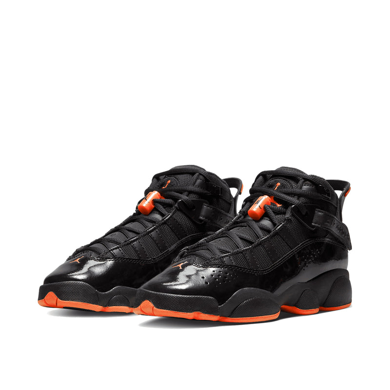 Jordan 6 Rings Black Infrared Big Kids' GS Sneakers 323419-066