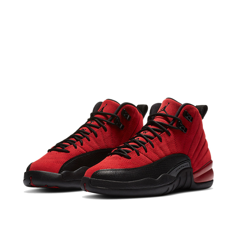 Jordan 12 Retro Reverse Flu Game Big Kids' GS Sneakers 153265-602