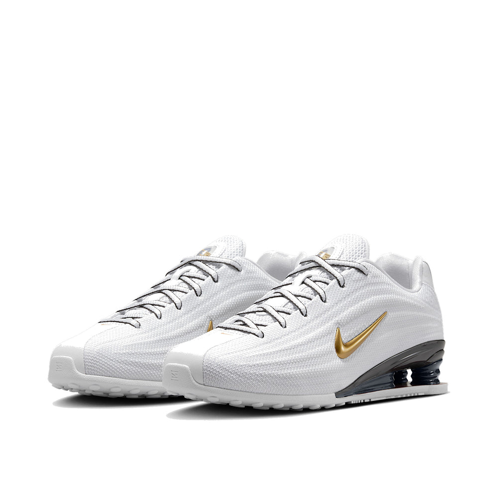 Nike Shox Z White Metallic Gold Women's Sneakers HQ7540-100