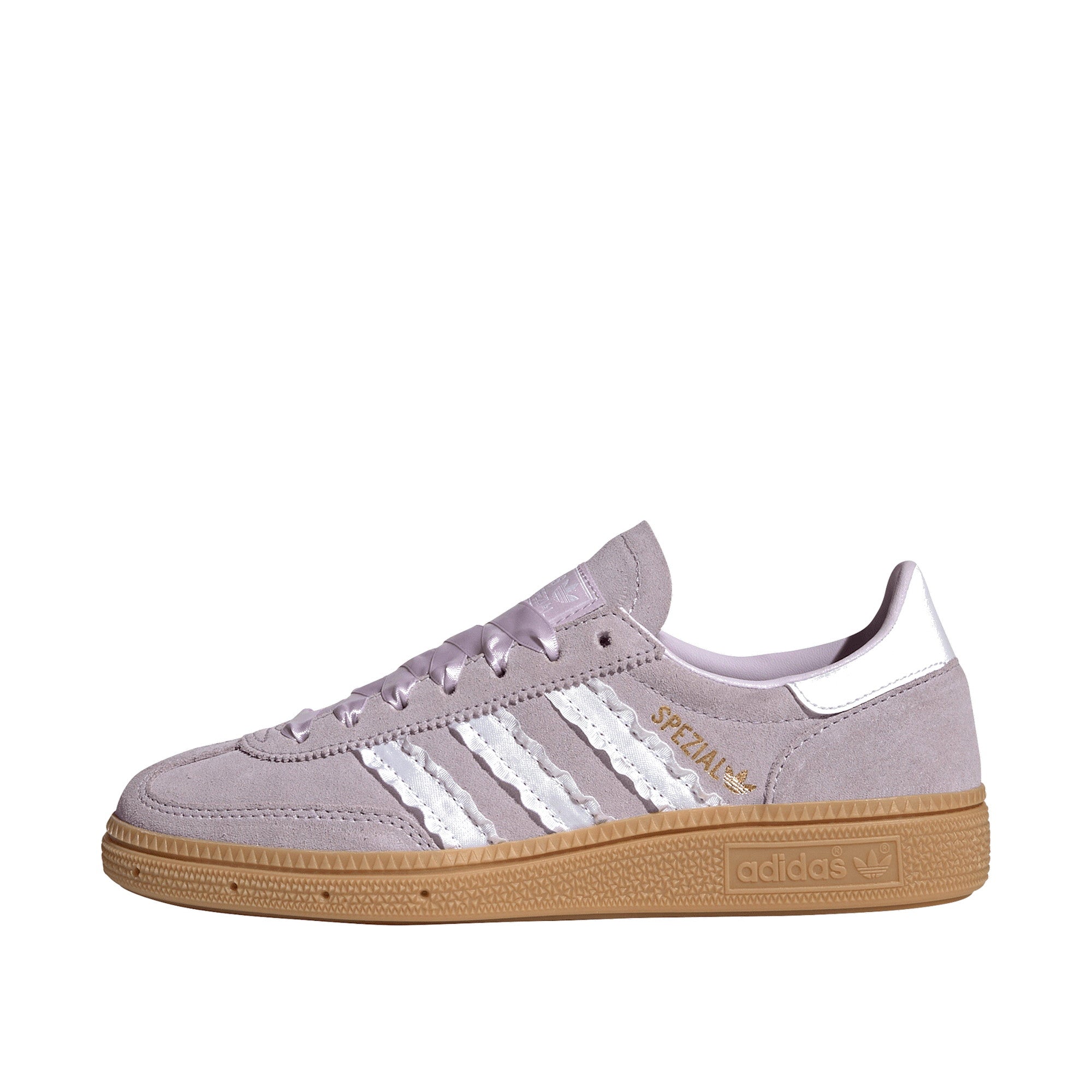 Adidas Handball Spezial GS Ice Lavender Cloud White — Adidas official left lateral