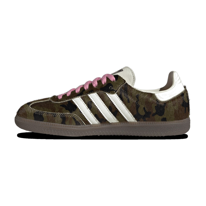 adidas Samba OG Camo/Off White/Bliss Pink Women's Sneakers KJ7501