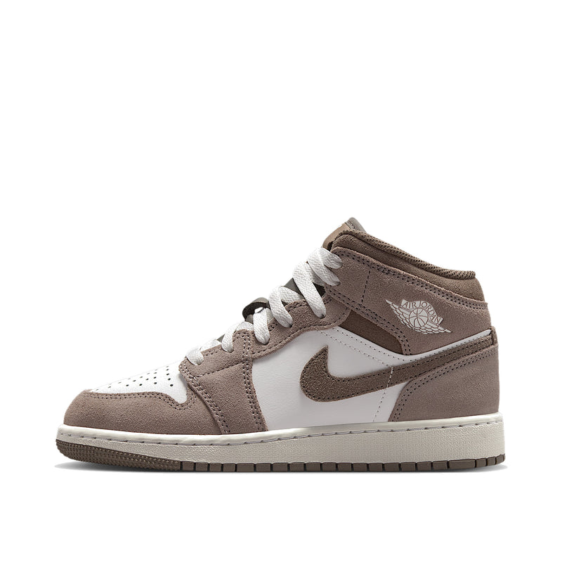 Jordan 1 Mid Enigma Stone Big Kids' GS Sneakers DQ8423-003