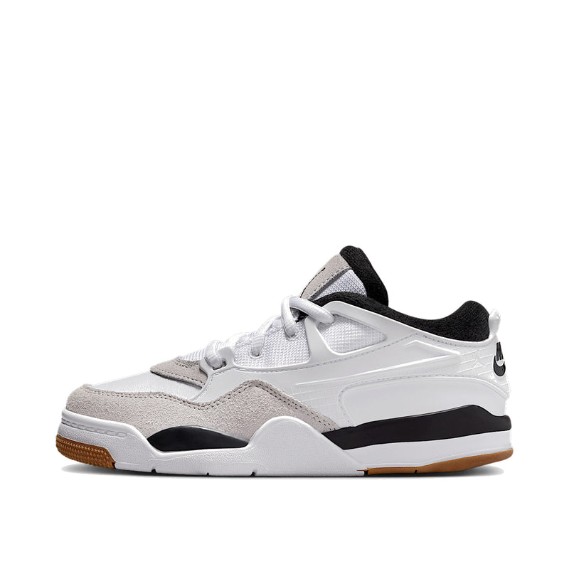 Jordan 4 RM White Black Neutral Grey Little Kids' PS Sneakers FQ7936-110