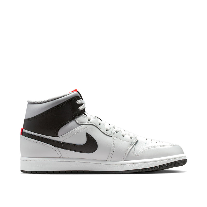 Jordan 1 Mid White Neutral Grey Infrared Men's Sneakers DQ8426-109