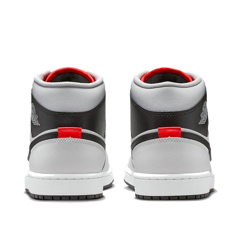 Jordan 1 Mid White Neutral Grey Infrared Men's Sneakers DQ8426-109