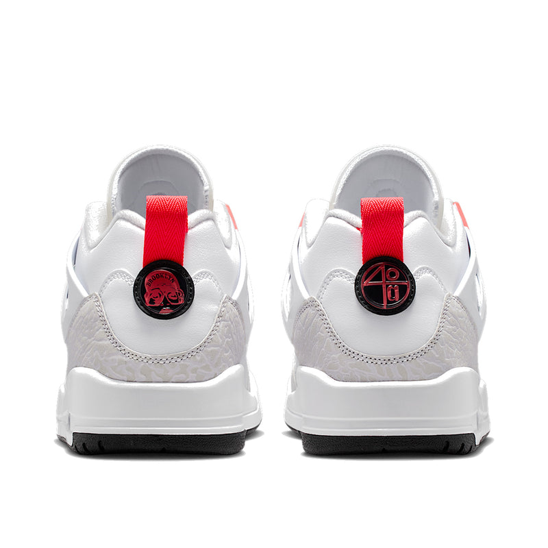 Air Jordan Men's Spizike Low White Bright Crimson IQ0305-100