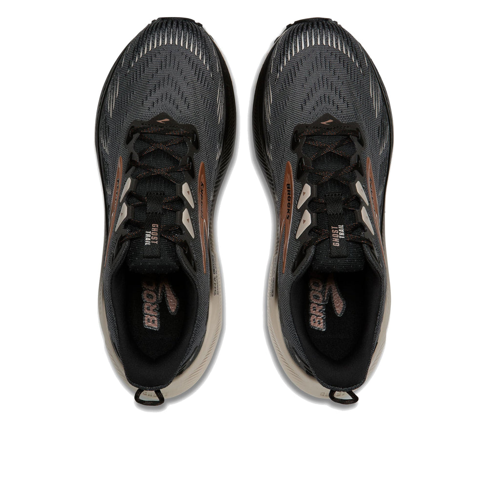 Brooks Men's Ghost Trail Ebony Black Clove 110475-1D-080