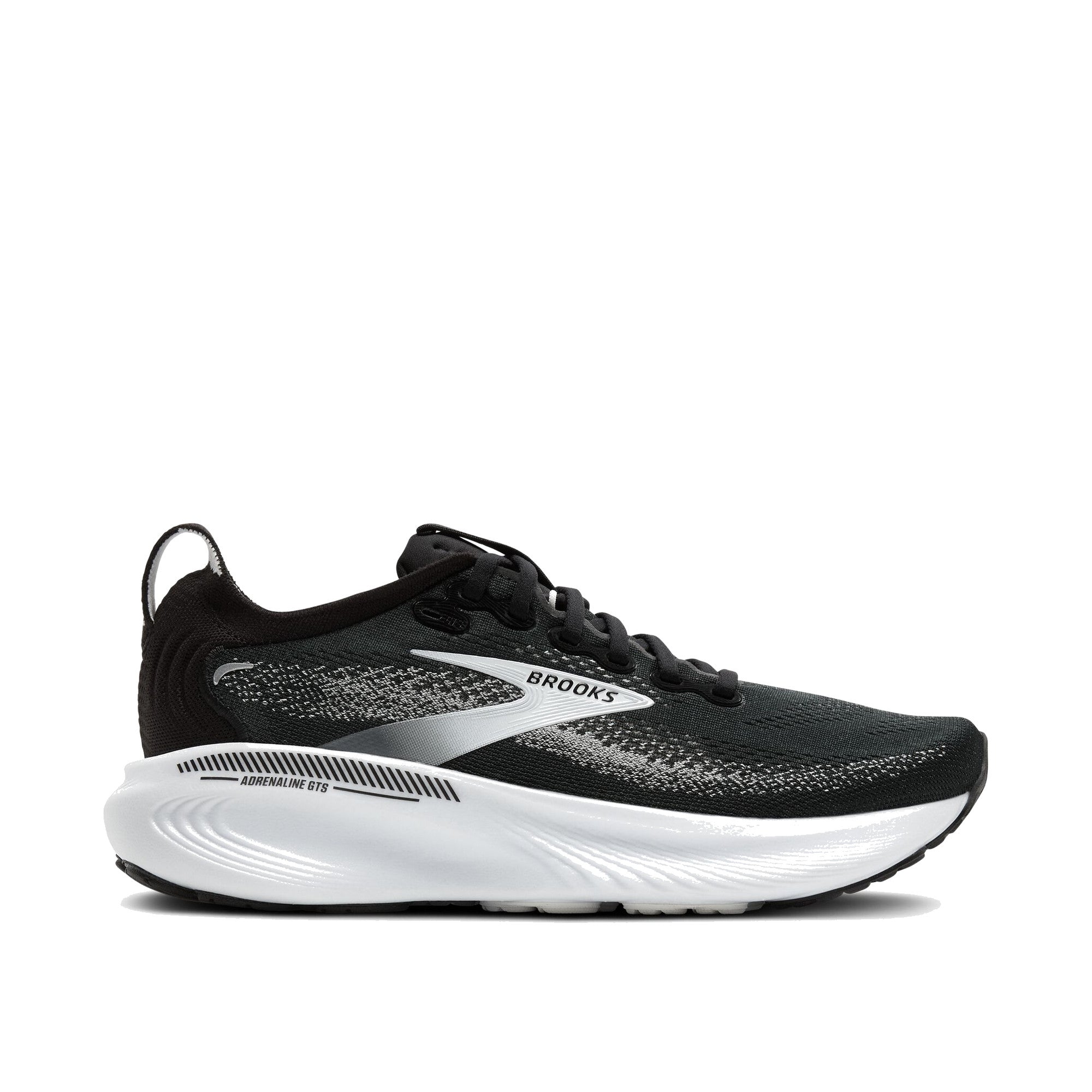 Brooks Adrenaline GTS 25 Women Black Grey White WIDE — l