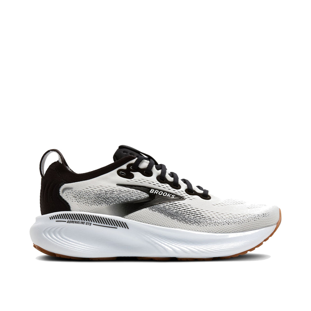 Brooks Adrenaline GTS 25 White Black White Men's Running Shoes 110454-1D-189