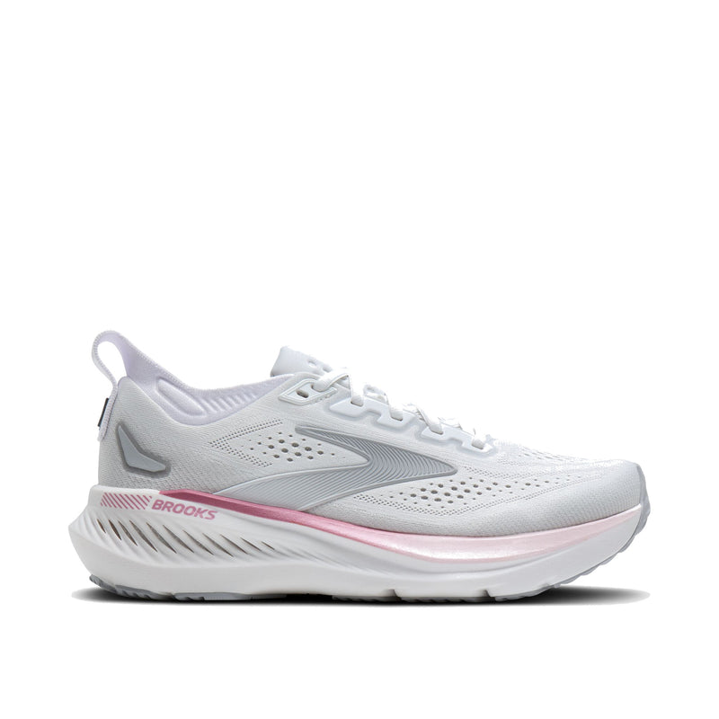 Brooks Glycerin GTS 23 Wide White Harbor Mist Metallic Women's 120492-1D-133