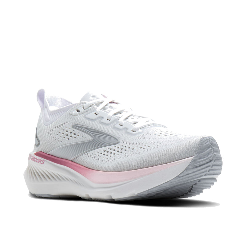 Brooks Glycerin GTS 23 Wide White Harbor Mist Metallic Women's 120492-1D-133