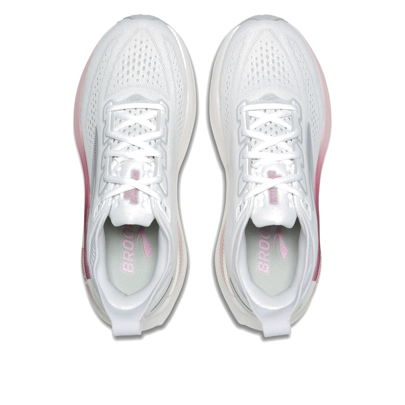 Brooks Glycerin GTS 23 Wide White Harbor Mist Metallic Women's 120492-1D-133